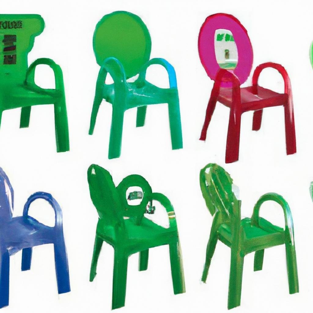 Reciclagem personalizada com cadeiras infantis